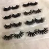 Factory Supply 25mm 3D Mink Lashes Crisscross Big Dramatic Eyelash Volume Full Strip Thick 5D 25mm False Eyelashes with Free Packaging