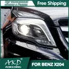 Andra belysningssystembilar för GLK 300 2013-2022 Strålkastare DRL HELLA LED BI XENON BULB FOG LIGHTS ACCTIONORY X204 GLK260 200 HEAD LAMPOTHER O