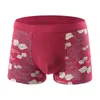 Mäns underkläder presentförpackning Paket Ny uppgradering Nature Health Cotton Flat Angle Shorts Fashion Printed Panty Wholesale Online Store T220816