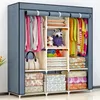 Ensemble de meubles de chambre à coucher, placard Portable, armoire pliante, étagère de rangement, 8387598