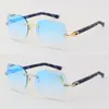Fashion Diamond Cut Lens 3524012 Marbling Plank Solglasögon Högkvalitativa solglasögon för män Goggle Metal Sun Glasses Unisex C Decor201k