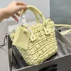 Summer beach bag womens bistro basket tote handbags fashion designer shoulder bag weave b bal shopping