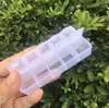 10 Grid Plastic Nail Tool Jewelry Storage Box Rhinestone Organizer Container Case Nails Art Supplies