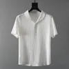 سراويل القميص الصيفية للرجال أزياء القميص الكلاسيكي رجال الأعمال القمصان غير الرسمية للرجال مجموعة من الملابس حجم M4XL 220704