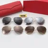 2022 Kwaliteit Metalen Frame Mannen Zonnebril Vrouwen Rijden Cool Luchtvaart Mode Ster Zonnebril Mannelijke Brillen Vrouwelijke UV400 Oculos232B
