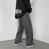 Herrjeans Herrbyxor Casual Vintage Baggy Lösa raka breda ben Denim Japanskt mode Man Streetwear T29 Herr