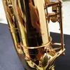 9937 Originalstruktur Professionell B-Tune Tenor Saxofon mässing Guldpläterad professionell klass Tone Tenor Sax Jazz Instrument