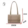 Borse da sera Trend Fasion Borse da donna Borsa a tracolla femminile casual quadrata in vera pelle Borsa a tracolla di lusso Borse firmateSera