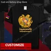 Armenia T-shirt gratuit Nom de bricolage personnalisé Numéro 100 coton t-shirts hommes femmes lâches décontractées arménien arme drapeau T-shirt 220616