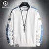 Mannen Sweatshirts Hiphop Pullover Hoodies Patchwork Streetwear Casual Mode Mens Kleding Koreaanse Harajuku Losse Groot Maat 220406