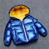 コート2021ニューベイビーウィンターダウンコートジャケット秋の男の子の女の子綿パッドされたパーカーコート厚い暖かいジャケットキッズアウトウェア