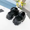 Designer femmes sandales pantoufles classiques en cuir véritable diapositives plate-forme appartements chaussures baskets bottes 10