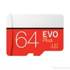 new evo plus 256gb 128gb 64gb 32gb memory card uhsi u3 trans flash tf card with adapter retail package
