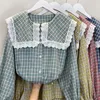 Женские блузки женские рубашки Оптовые 2023 Весенняя осенняя мода Случайные женщины работают женщина блуз