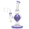 Newset 9 inch hookahs Ball Perc Heady Bongs Showhead Percolator Joint With Bowl Glass Water Pipe