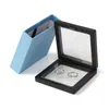 3D flutuante quadro anel brincos de jóias embalagens display caixa slider gaveta hard caso pingente colar gemstone caixa lx4671