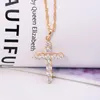 Collares pendientes MxGxFam Full Zircon Cross Jewelry For Womne Men Gold Color 18 K Stone With Free 45cm Chain.Colgante NecklacesPendant