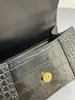 Bolsa de ombro de designer bolsa de meia lua vagabundo carteira carteira padrão de crocodilo padrão fivela de crocodilo comum alça geométrica bolsa de luxo feminina