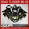 Carrosserie Pour SUZUKI SRAD TL1000R TL 1000R TL1000 R 98 99 00 2001 2002 2003 flammes Corps 118No.143 TL-1000R 98-03 TL-1000 TL 1000 R 1998 1999 2000 01 02 03 Foire OEM Kit de fabrication