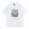 Kith T-shirt Tide High Brand Men's Tshirts Cat Mouse Printed Shortsleeved Cartoon For Men Women Tee Cotton Tshirts Brands Tshirt Fashion Ybed Lzl 158