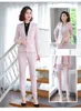 Fashion One Button Women Suits dress Slim Fit Women Ladies Evening Party Tuxedos Formal Wear For Wedding Jacket Pants or Skirt 0012