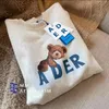 Мужские толстовок толстовок зимнее ader errom rowemirt corean fashion bear tops мужчины женщины негабаритная хлопковая одежда женская повседневная