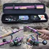 Sougayilang Rod Robo Reel and Spinning Tons Fishing Line Lure Sac Crochets Float complet Set9702861