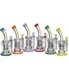 Hookahs Bongs de vidro de cor americana TORO Oil Rigs Dab Rig Percolator Smoking Pipe Jet perc Tubulações de água cera inebriante com quart nail Hookah