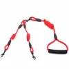 Hundehalsbänder Leinen Hunde Doppelseil Nylon WALK 2 Two Leash COUPLER Twin Lead Walking Leash Optionales Halsband Zugseilthe