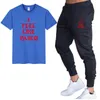 Herrspårar Summer Men's T-shirt Casual Suits I Feel Like Pablo Clothing Man Set Tops Pants Tracksuit Streetwear Men T Shirt Setme