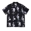 T-shirt da uomo 2022ss WACKO MARIA Camicie Hawaii Uomo Donna Camicia corta Summer Style TeeMen's