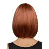 Women039s peruker och headpieces Uropean Amazon CrossBorder New Air Fringe Wig Short Straight Hair Student Bob Hair Lady Set24696512451