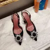 BEGUM tacco donna tacco fiore sole glitter cristallo raso sandali estivi donna pelle sexy open toe partito prom pompe scarpe eleganti taglia 35-42