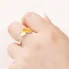 Wedding Rings Fashion Female Calla Lily Adjustable Silver Plated Jewelry For Women Party Accessories Rita22