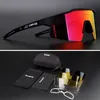 Lunettes de cyclisme de haute qualité Lunettes de vélo d'extérieur polarisées 4 lentilles UV400 lunettes de soleil de vélo hommes femmes Lunettes de VTT avec étui Lunettes de soleil de pêche à cheval