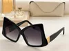 Siyah Gri Kelebek Güneş Gözlüğü Kadınlar İçin Kedi Göz Tonları Sonnenbrille UV400 Koruma Gözlük Kutu