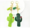 Porte-clés créatif Cactus pour femmes, pendentif clé nuage arc-en-ciel, bricolage plante gland sac, accessoires de mode