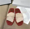 EEW 203 outdoor slipper schoenen vrouwen CHIOE CLOE woody tote muilezels platte sandalen slides designer canvas slippers beige wit zwart 35-42 0A2S0