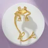 Metal Frog Ear Cuff Gold Silver 6cm Women Animal Ear Clip arocks for Gift Party Fashion Moder