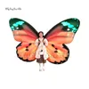 Performance sul palco Walking LED Gonfiabile Wing Blow Up Butterfly Costume Indossabile Dancing Party Dress Per Parata E Sfilata Di Moda