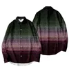 Men's Casual Shirts Spring Autumn Long Sleeve Turn-down Collar Tops Streetwear 2022 Men Fashion Black Print Buttoned ShirtMen's