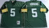 Koszulki piłkarskie Football 75th Vintage 4 Brett Favre Jersey 15 Bart Starr 66 Ray Nitschke 92 Reggie White 5