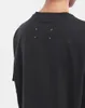 Мужская футболка в стиле маргила хлопковая квадратная футболка для мужчин женщины летняя черная футболка с коротким рукавом с лейблом улицей