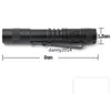 Penljus Portable Mini Pen Flashlight Torch Powerful XPE-R3 Flash Lights Torches 900lm Jakt Camping Lamp utomhusklipp Penlight