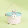 Present Wrap Portable Cute Bucket Candy Box Kids Toys Container för bröllop Favor Centerpiecegift