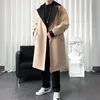 Trench da uomo Giacche a vento da uomo oversize vintage giapponese Giacche da uomo autunno lungo soprabito britannico Cappotto da uomo Detective DropMen's Viol22