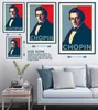 Champignon affiche Vintage Frédéric Chopin Original Art Print Po affiche cadeau compositeur musicien musique classique Frédéric Chopin2658152547
