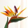 Nuovo fiore artificiale singolo ramo Paradise Bird Simulazione di plastica Fiore finto