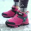 Athletic Outdoor 2022Winter Running Sneakers Buty dla dzieci dla chłopców dziewczęta ciepłe moda sport