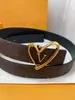 トップ層レザーレザー 3.0 センチメートルレディースデザイナーベルト女性のための愛と V バックルファッションウエストバンド ceinture レター印刷ベルト 2022